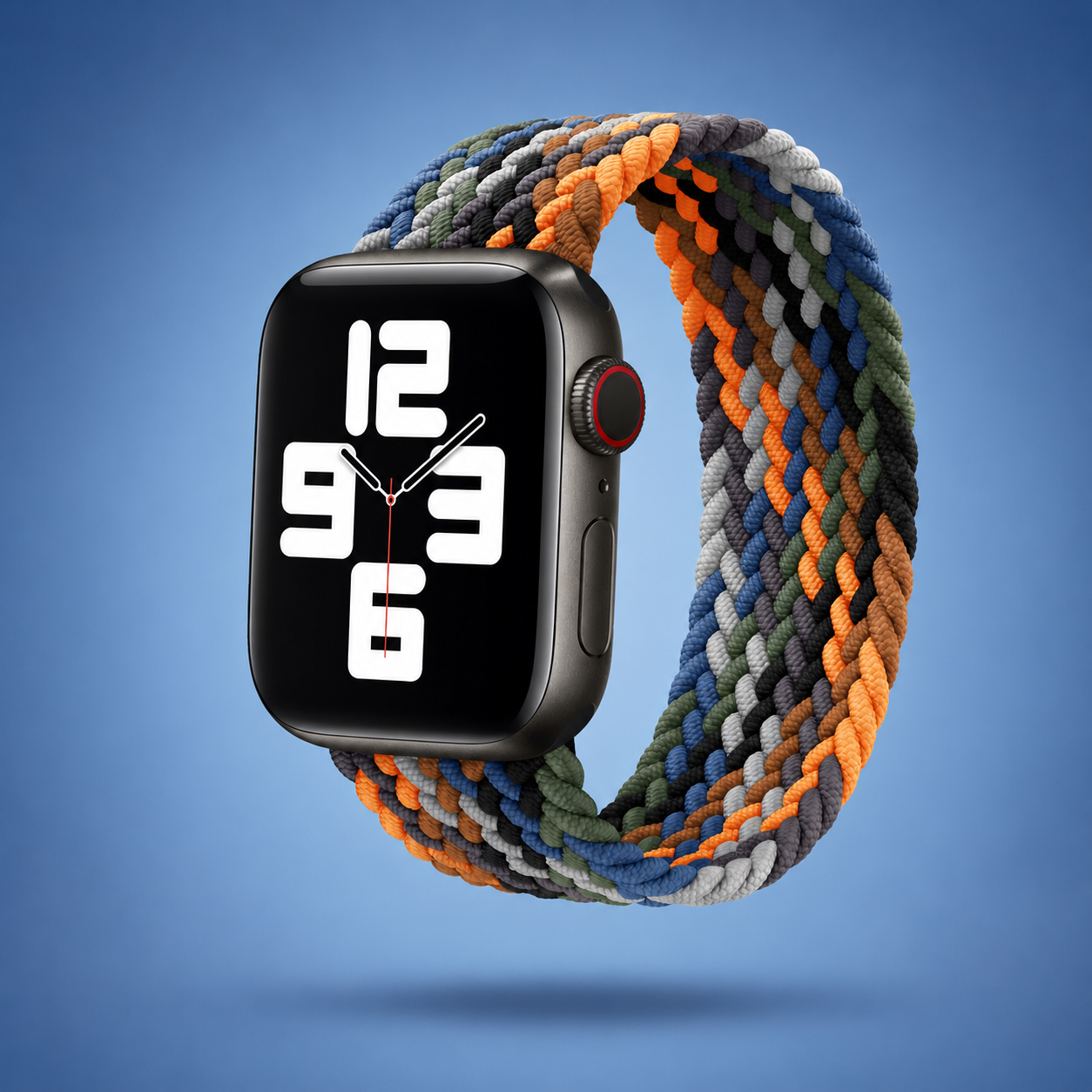 Apple Watch Nylon Braided Elastic Strap | Single Loop | Camouflage | 38/40mm & 42/44mm | XS–L