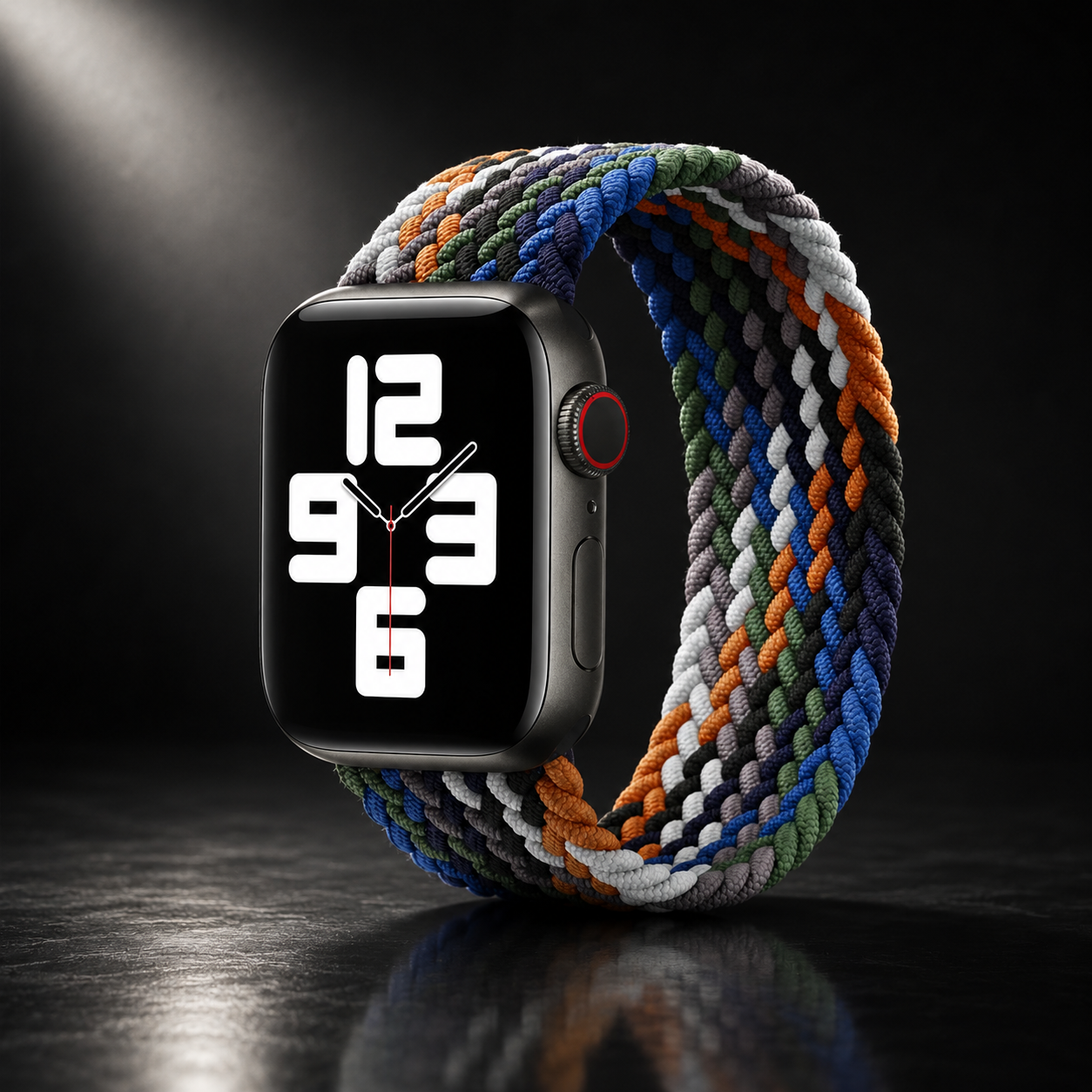 Apple Watch Nylon Braided Elastic Strap | Single Loop | Cowboy Colorful | 38/40mm & 42/44mm | XS–L