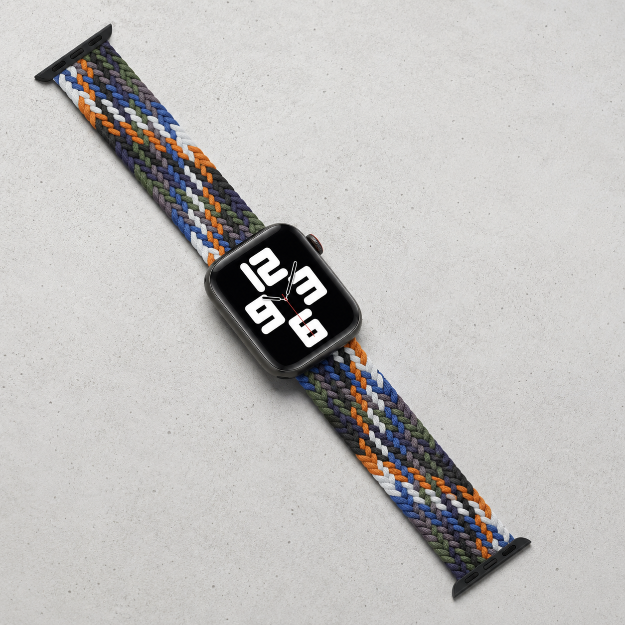 Apple Watch Nylon Braided Elastic Strap | Single Loop | Cowboy Colorful | 38/40mm & 42/44mm | XS–L