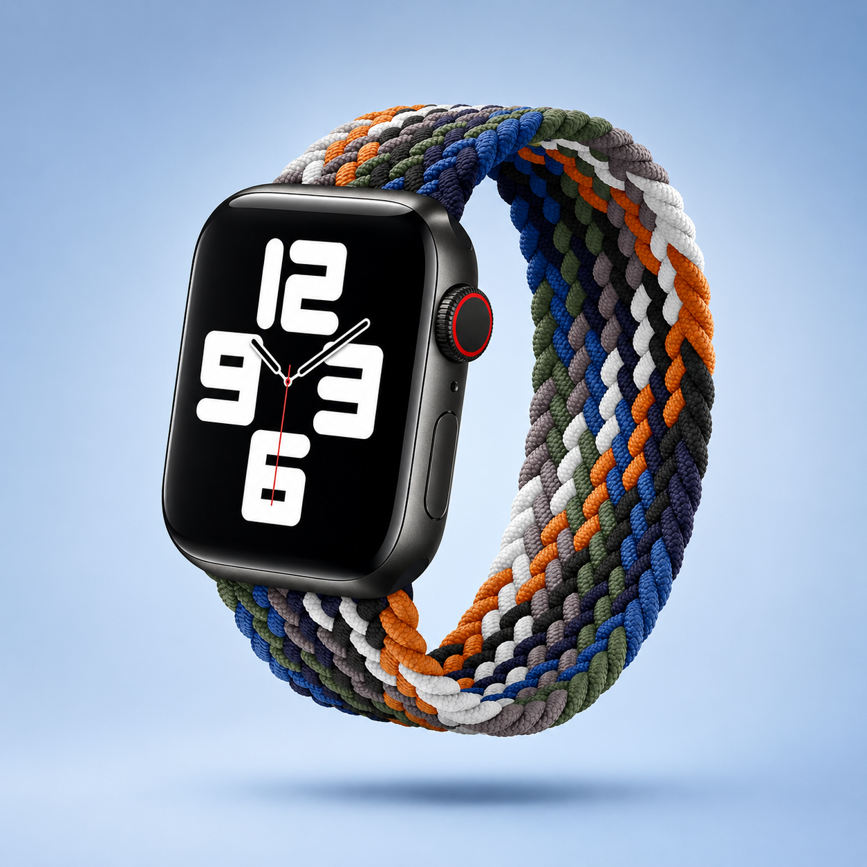 Apple Watch Nylon Braided Elastic Strap | Single Loop | Cowboy Colorful | 38/40mm & 42/44mm | XS–L