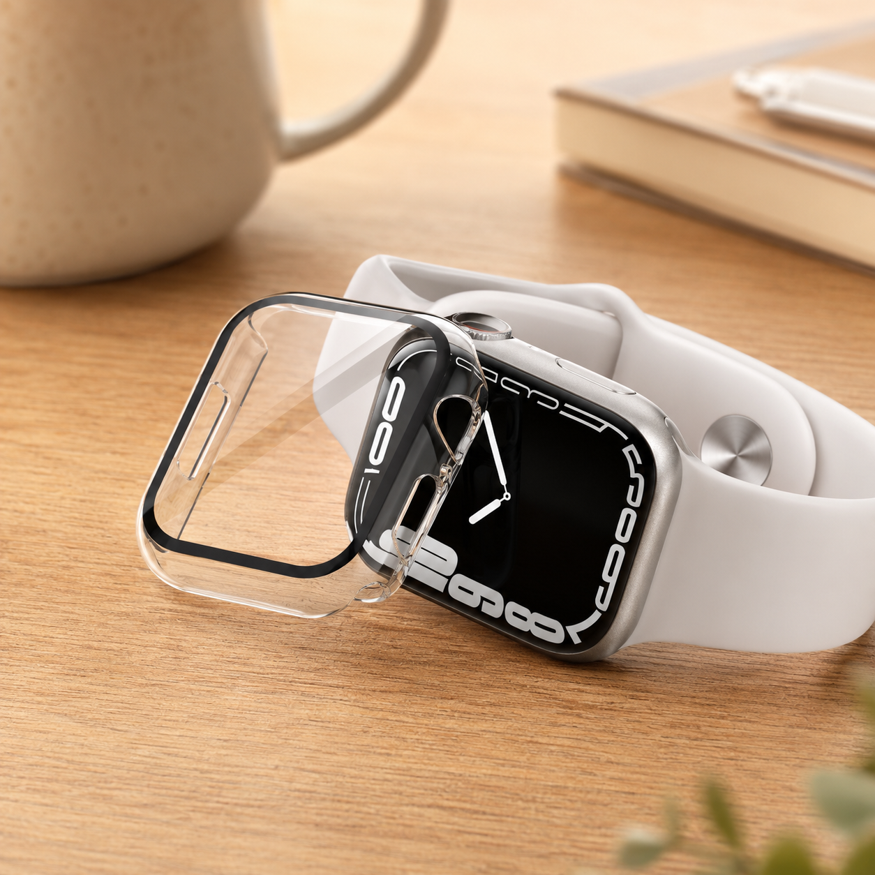Apple Watch Protective Case | PC + Tempered Glass | Transparent | 38–49mm