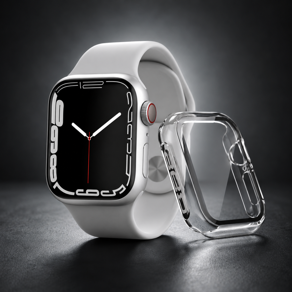 Apple Watch Protective Case | PC + Tempered Glass | Transparent | 38–49mm