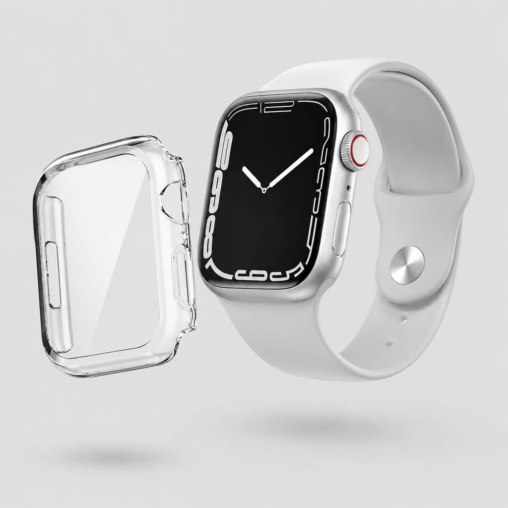 Apple Watch Protective Case | PC + Tempered Glass | Transparent | 38–49mm