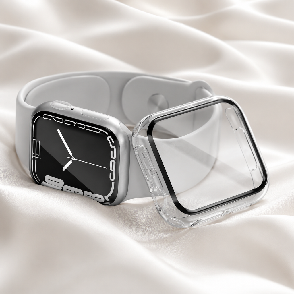 Apple Watch Protective Case | PC + Tempered Glass | Transparent | 38–49mm