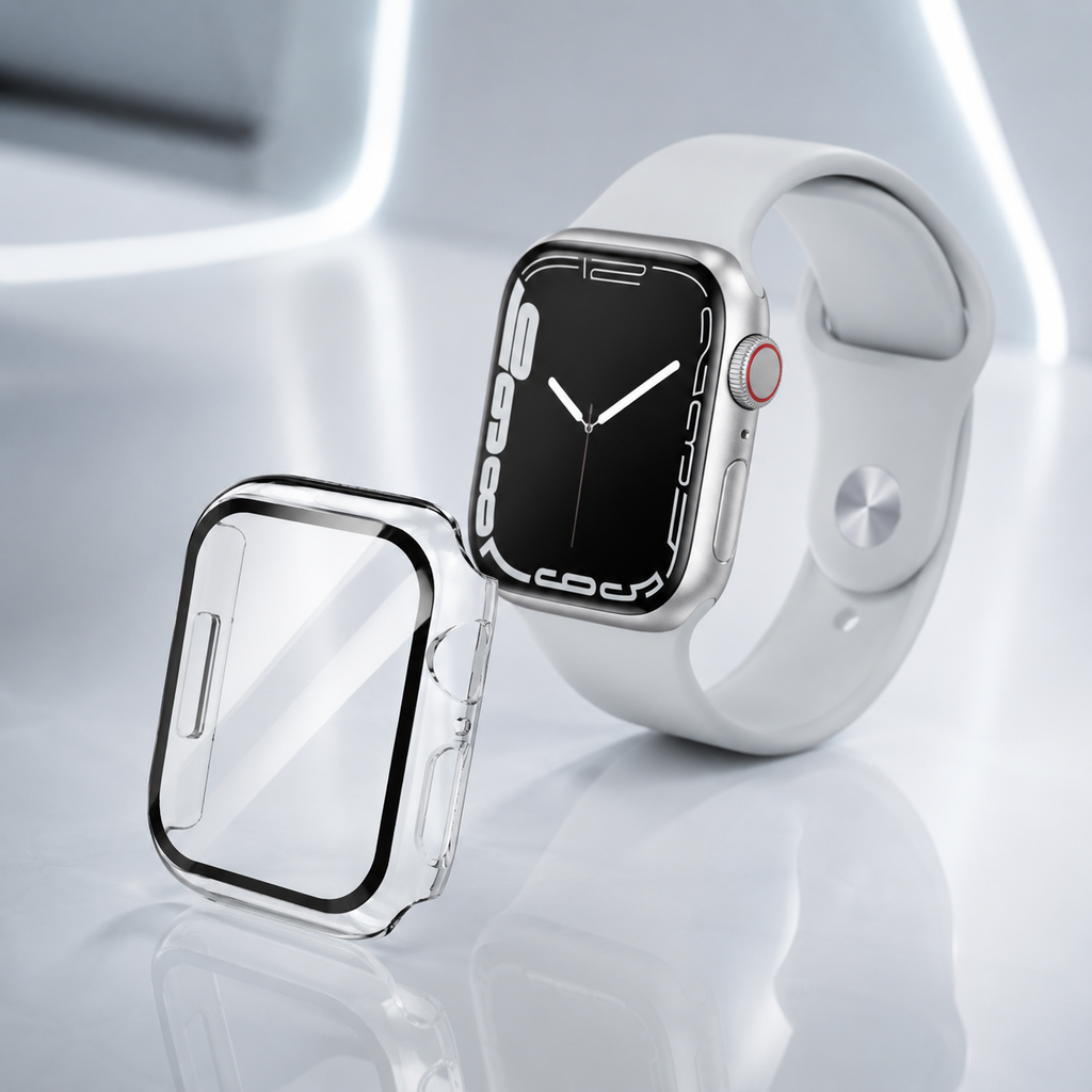 Apple Watch Protective Case | PC + Tempered Glass | Transparent | 38–49mm