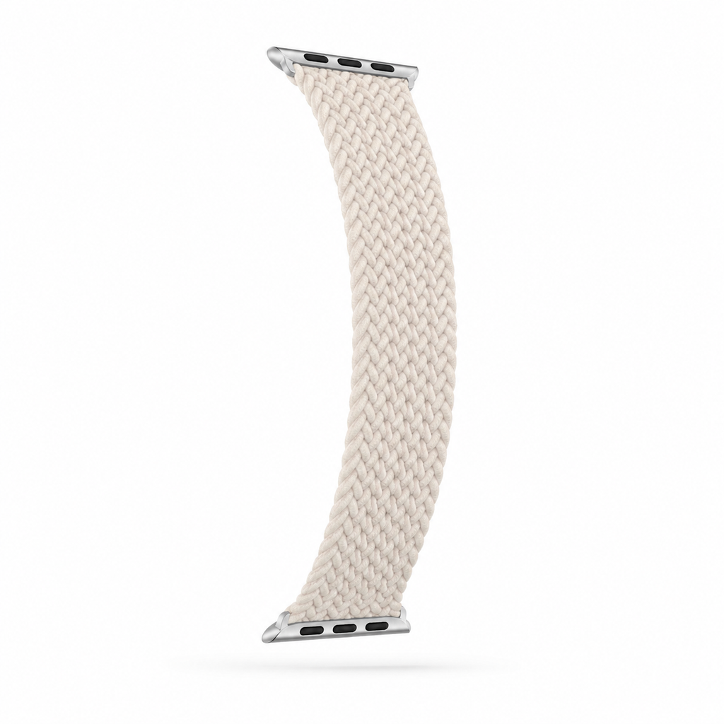 Apple Watch Nylon Braided Elastic Strap | Single Loop | Starlight | 38/40/41mm | M