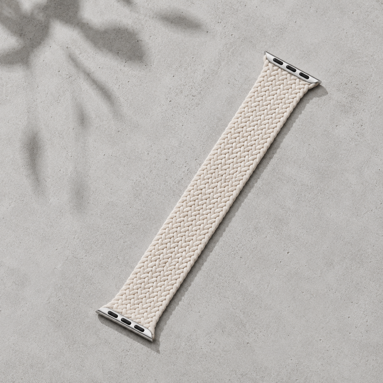 Apple Watch Nylon Braided Elastic Strap | Single Loop | Starlight | 38/40/41mm | M