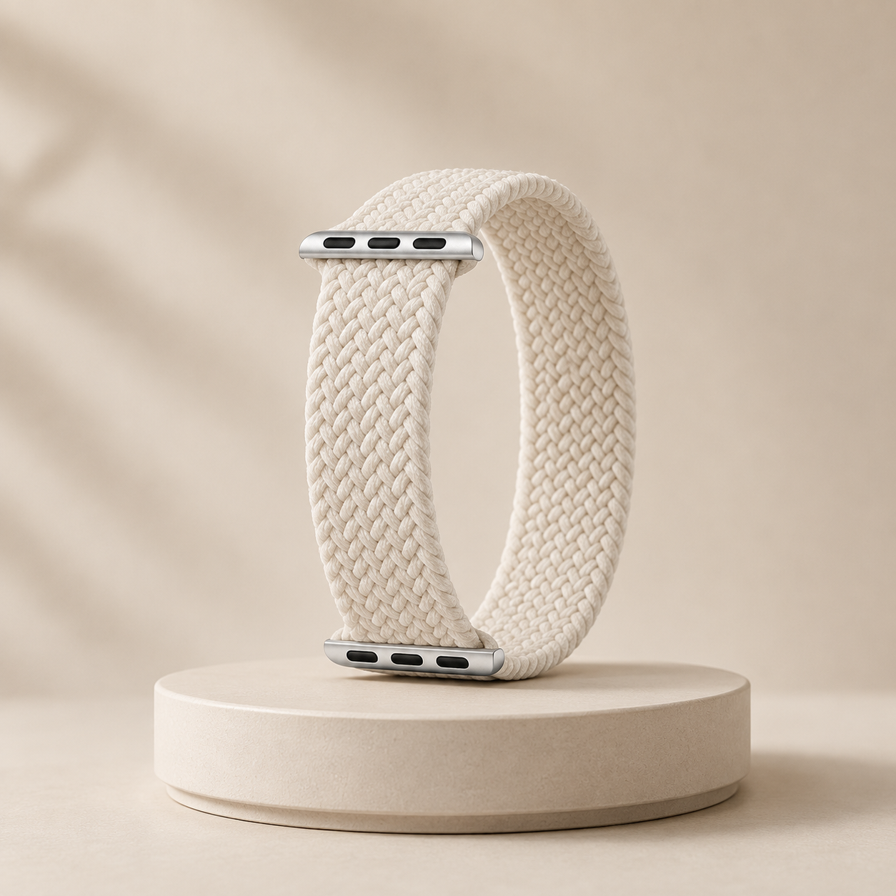 Apple Watch Nylon Braided Elastic Strap | Single Loop | Starlight | 38/40/41mm | M