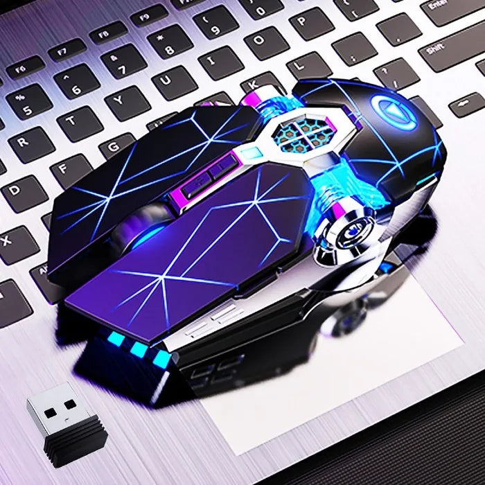 Silver Eagle A7 Wireless Gaming Mouse - 2.4GHz Rechargeable RGB Mouse