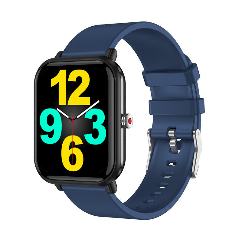 Q9 Pro Smart Watch – IP68 Waterproof Fitness Tracker with 1.7" Display – Blue