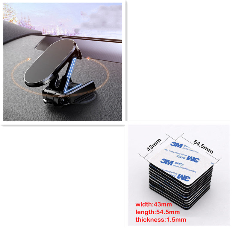 rotate-metal-magnetic-car-phone-holder-foldable-universal-mobile-phone-stand-air-vent-magnet-mount-gps-support