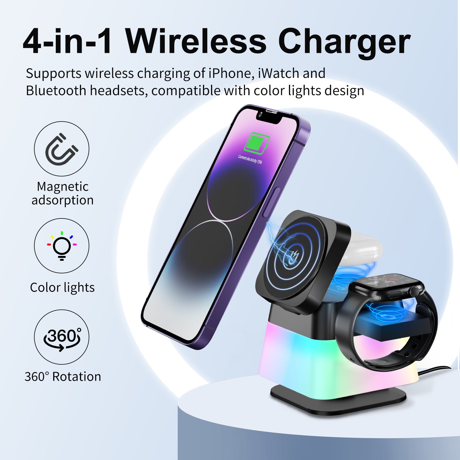 4-in-1-rotatable-colorful-lighting-wireless-charger-stand-for-phone-15-14-13-12-pro-max-8-7-holder-magnetic-fast-charging-station