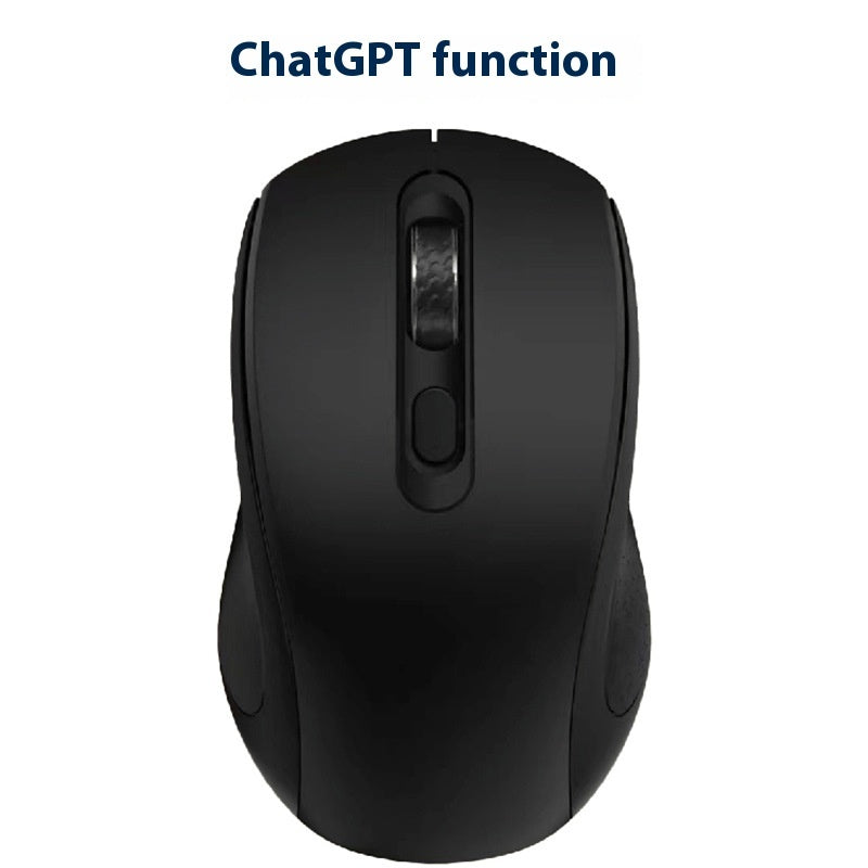 Dual-Mode Bluetooth 5.0 & 2.4GHz Wireless Rechargeable Mouse - 4000 DPI, Ergonomic | White & Black