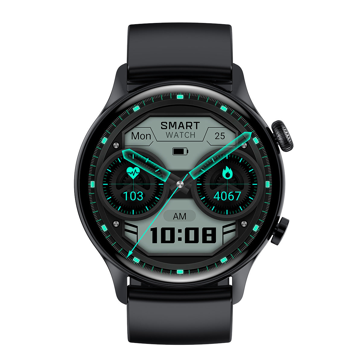 NFC Smart Watch – 1.36" Bluetooth Calling, Wireless Charging & Premium Strap Options – Silver plate brown leather / USB