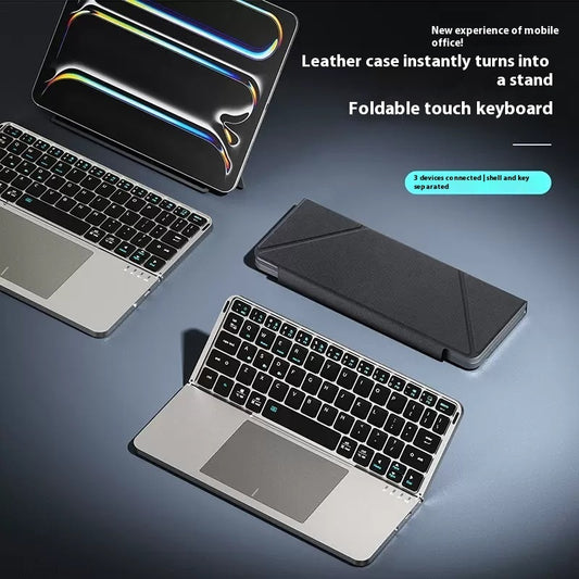 Wireless Bluetooth Folding Keyboard for Mobile Phone & Tablet - Portable & Compact