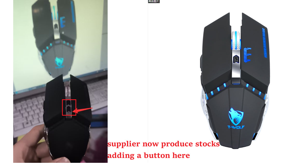 Wireless Silent RGB Gaming Mouse - 3000 DPI, 6 Buttons, USB Rechargeable | Black, Star Black & White