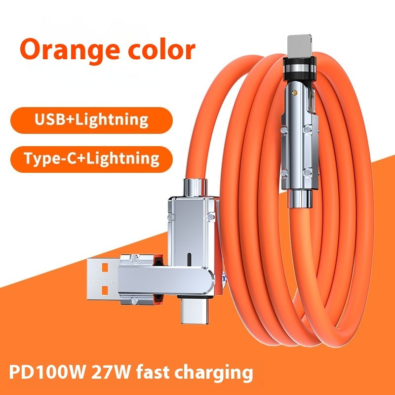 Zinc Alloy Fast Charging Cable - Lightning & USB-C | 8 Colours | 1m
