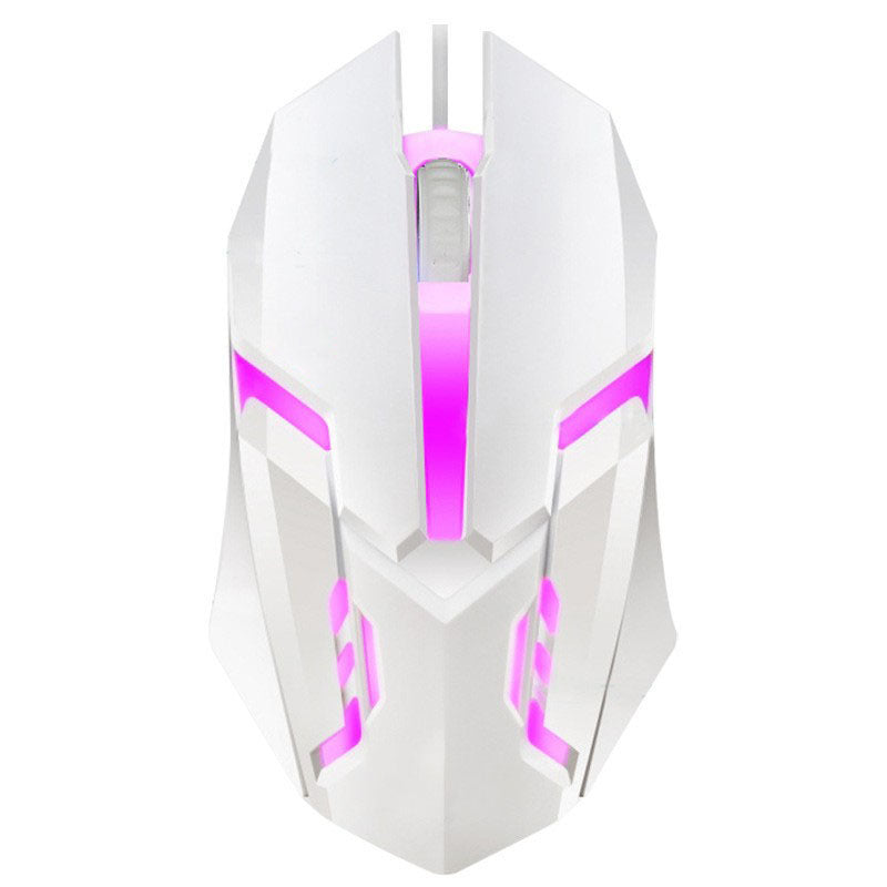 X1 Wired Luminous Mouse - USB, 1.2m Cable | Black & White