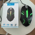 Wired Luminous Mouse - USB, 1.35m Cable | Black & White