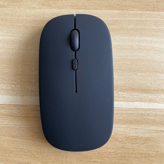 Ultra-Thin Dual-Mode Wireless Mouse - 2.4GHz & Bluetooth, 4-Gear DPI, Four-Way Scroll | 8 Colours