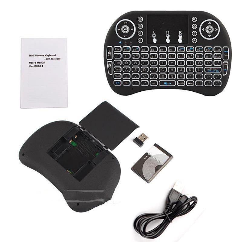 H9 Wireless Backlit Colourful Touch Remote Control Keyboard – product image 5 | Fidmat24 Tech Market