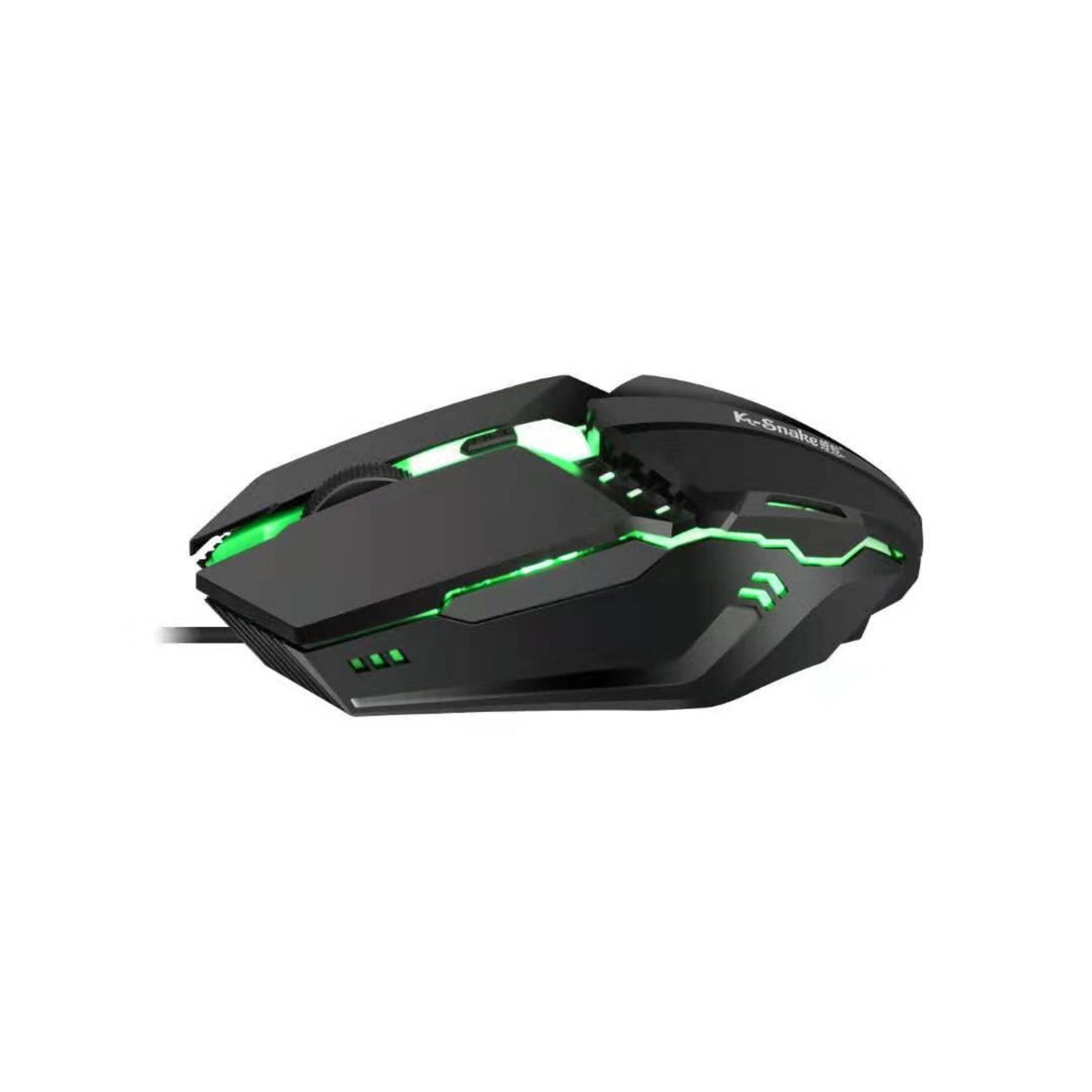 RGB Glow Gaming Mouse - Colour Glow Lighting, ABS | Black