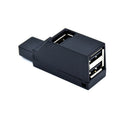 Mini USB 2.0 Splitter Hub - Ultra-Compact 4-Port Expansion