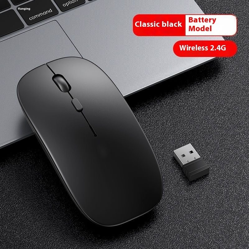 Wireless Mouse - Smart Power Saving, USB Receiver | Matte Black