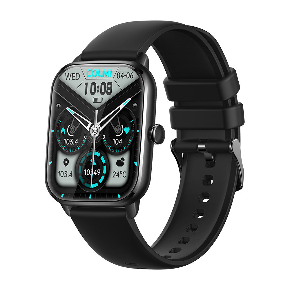 Full-Screen Smart Watch – 1.9" Bluetooth Calling, Heart Rate, SpO2 & Sleep Tracker – Silverbracelet