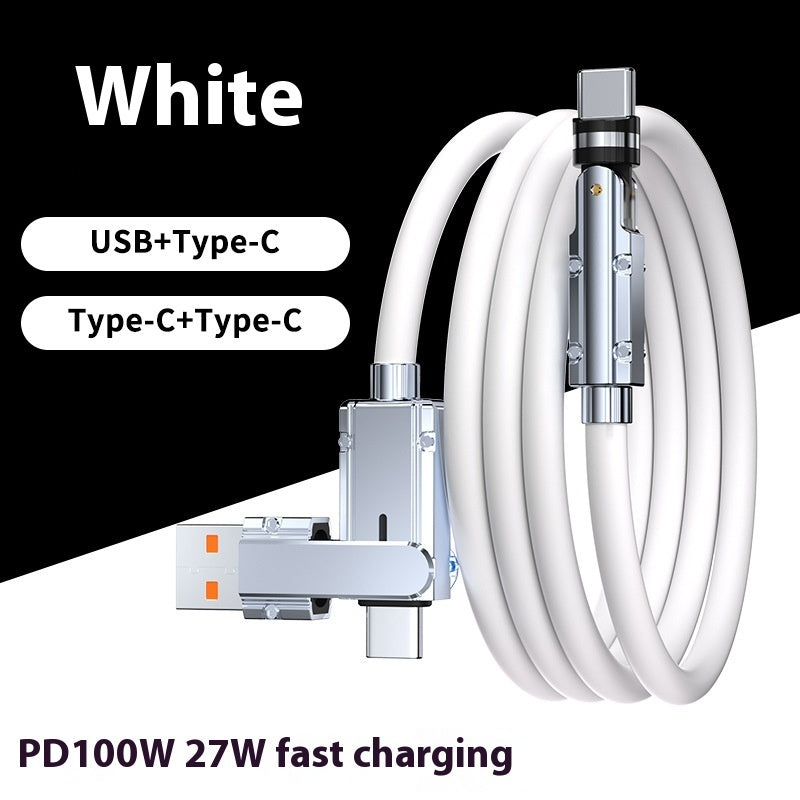 Zinc Alloy Fast Charging Cable - Lightning & USB-C | 8 Colours | 1m