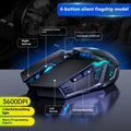 Luminous Wired Gaming Mouse - 6 Button USB Optical Mouse with LED Light