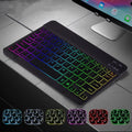 10" RGB Backlit Bluetooth Keyboard - Universal for Phones & Tablets | Optional Mouse