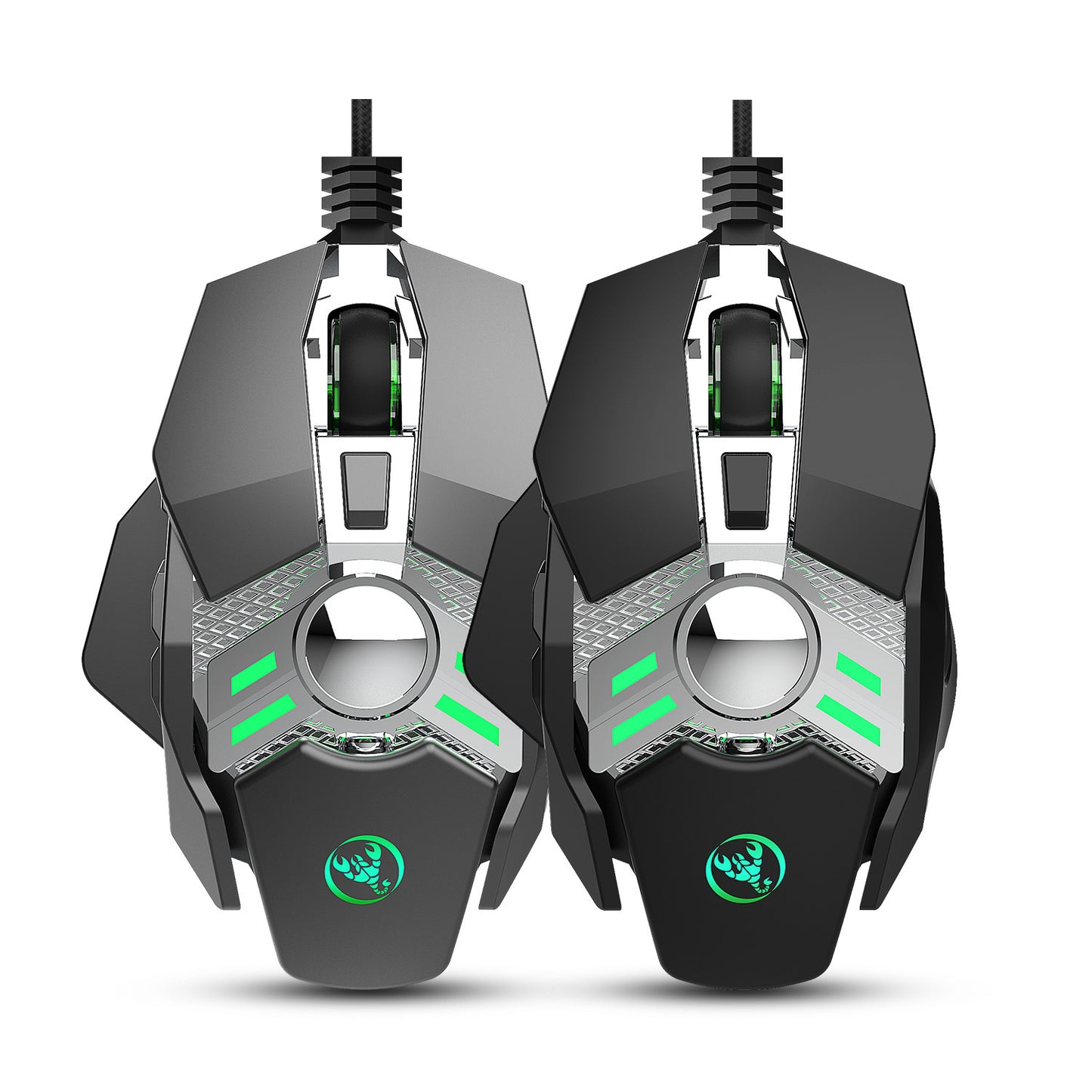 J200 7-Button Wired Gaming Mouse - USB, 1.5m Cable | Silver Grey