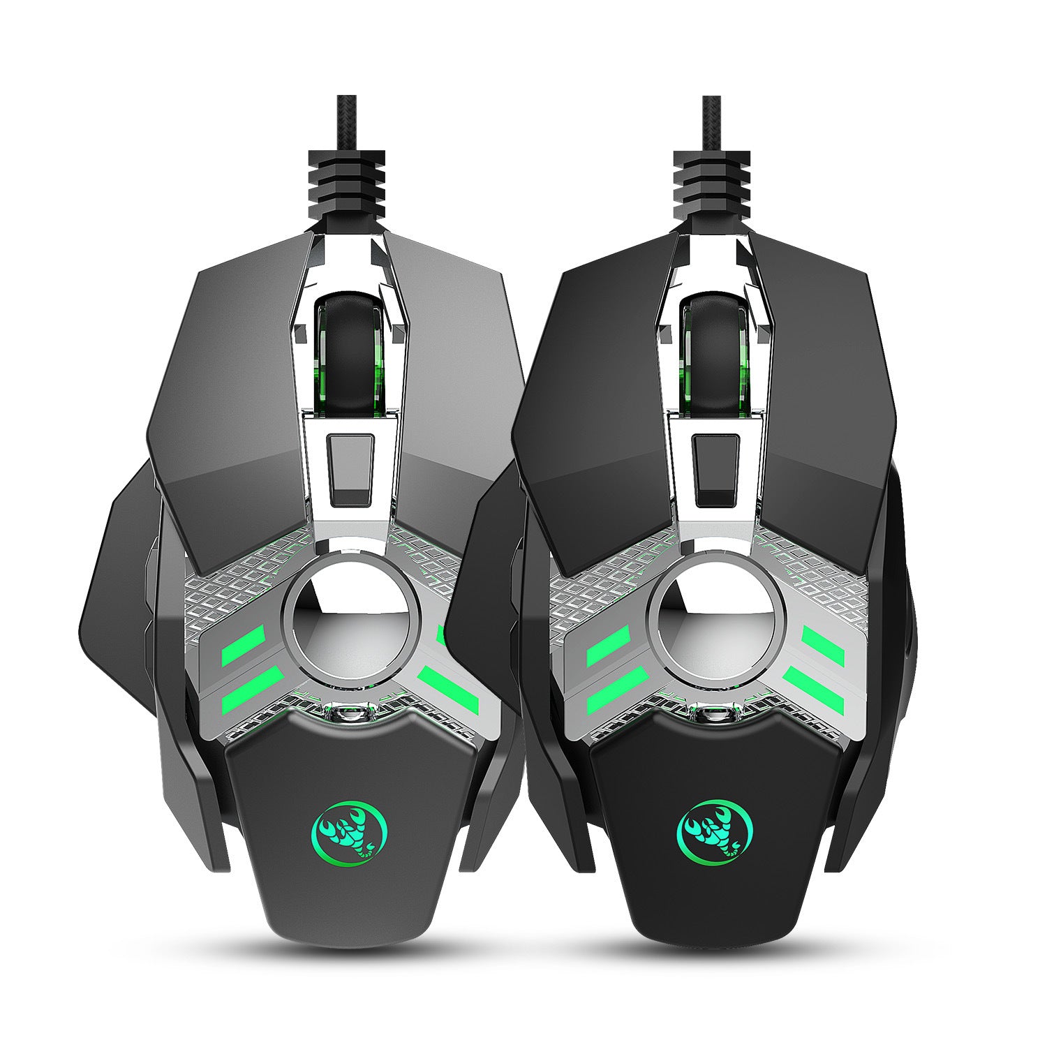 J200 7-Button Wired Gaming Mouse - USB, 1.5m Cable | Silver Grey