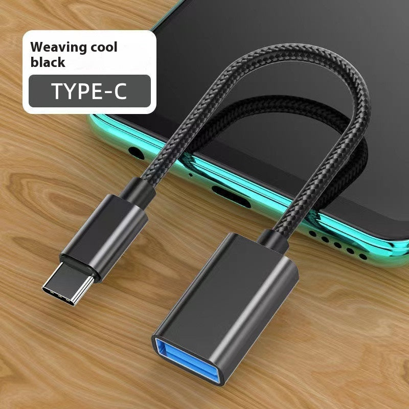 USB-C OTG Adapter Cable - Connect USB Drives, Mice & Controllers to Your Phone
