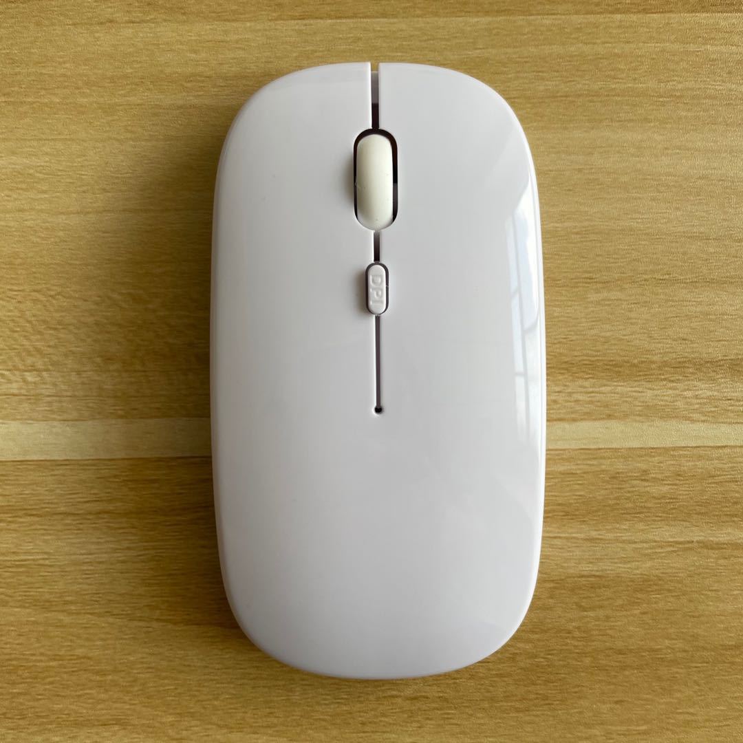 Ultra-Thin Dual-Mode Wireless Mouse - 2.4GHz & Bluetooth, 4-Gear DPI, Four-Way Scroll | 8 Colours