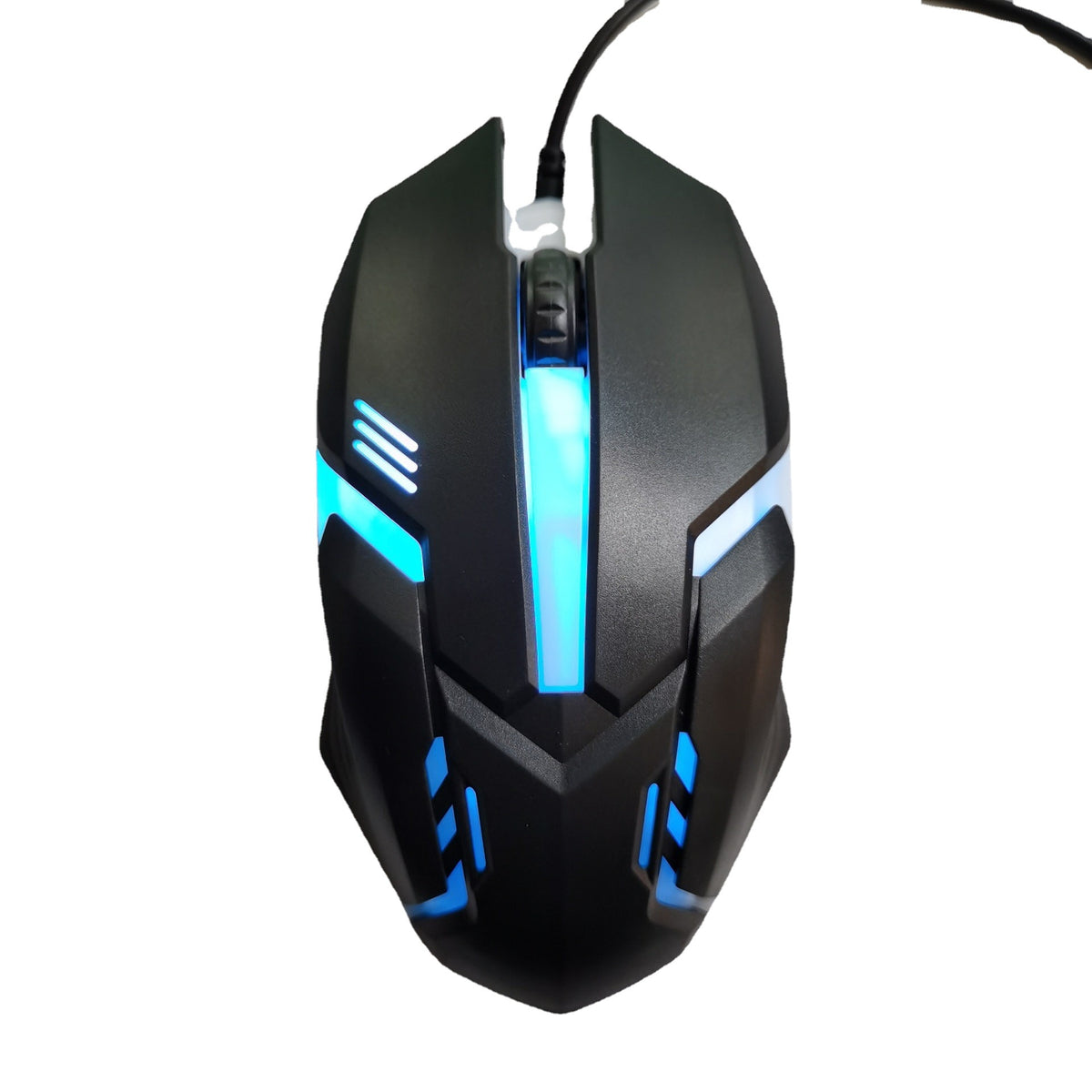 Wired Luminous Mouse - USB, 1.35m Cable | Black & White