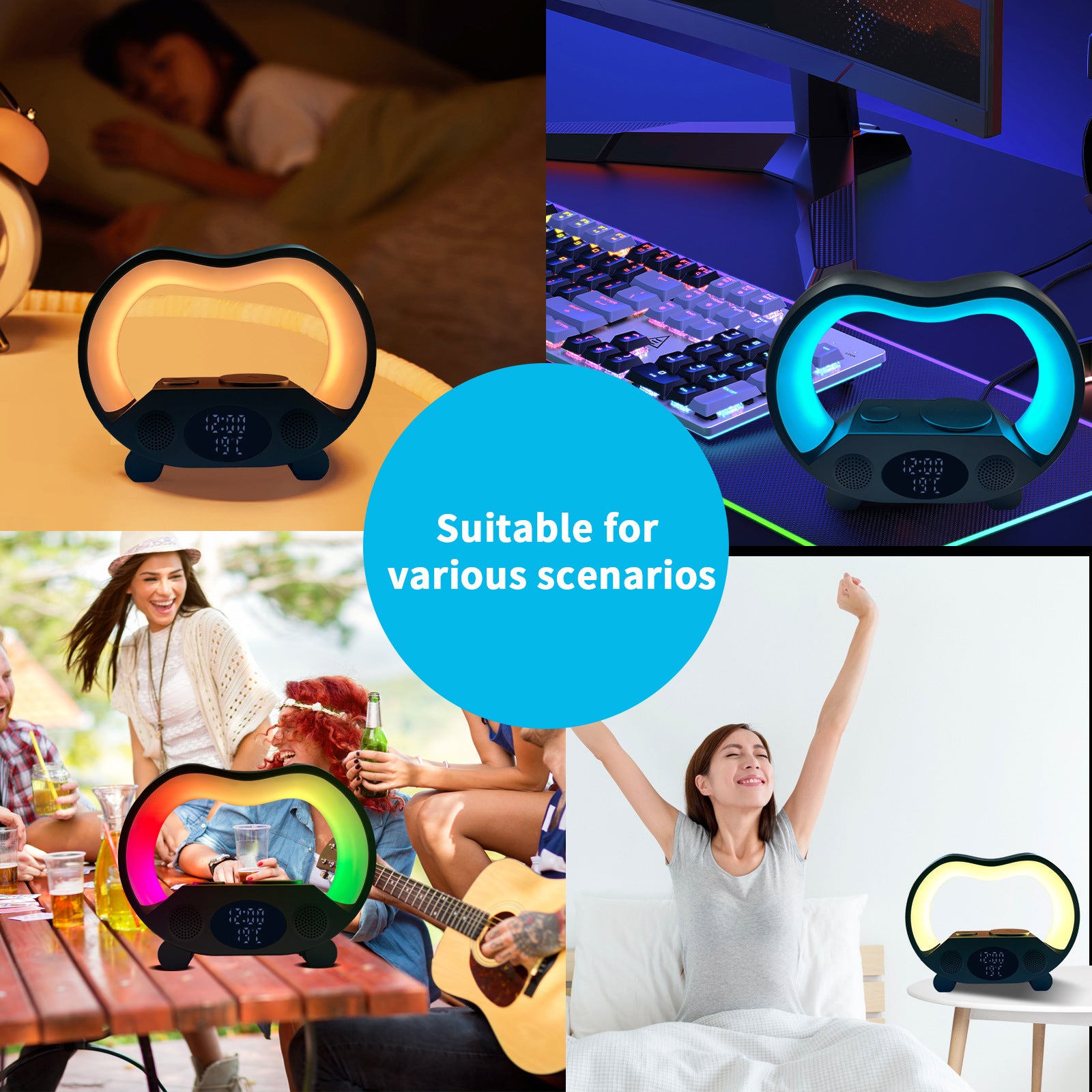2024-new-6-in-1-smart-remote-control-bluetooth-compatible-ambience-intelligent-led-table-lamp-multi-function-wireless-charger-night-light-bluetooth-compatible-speaker