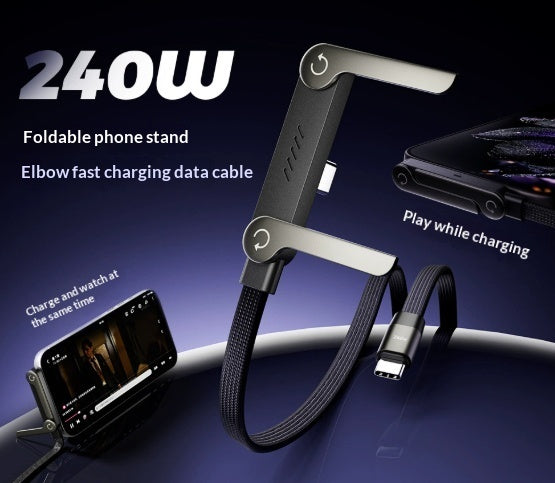 fast-charging-foldable-bracket-data-cable-2-in-1-data-wire-foldable-phone-tablet-stand-type-c-to-type-c-usb-a-to-type-c