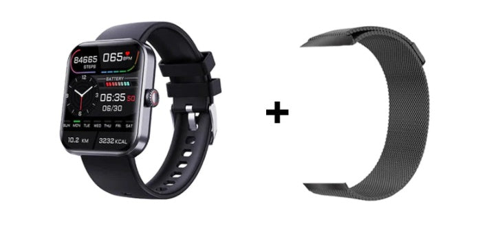 F57L Sports Smart Watch – Heart Rate, Blood Pressure & IPS Display – Gold set / English version