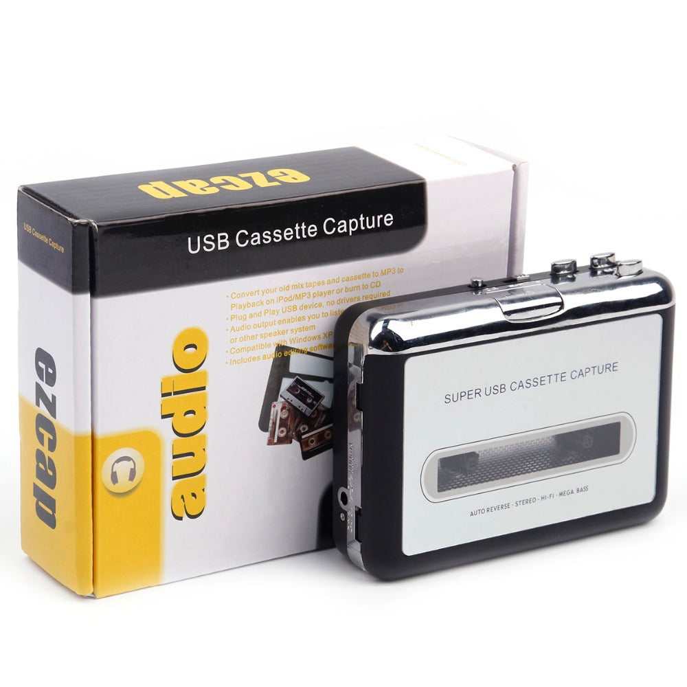 USB Cassette Player & Tape to Digital Converter - Preserve Your Memories – product image 1 of 5 | Fidmat24 Tech Market
