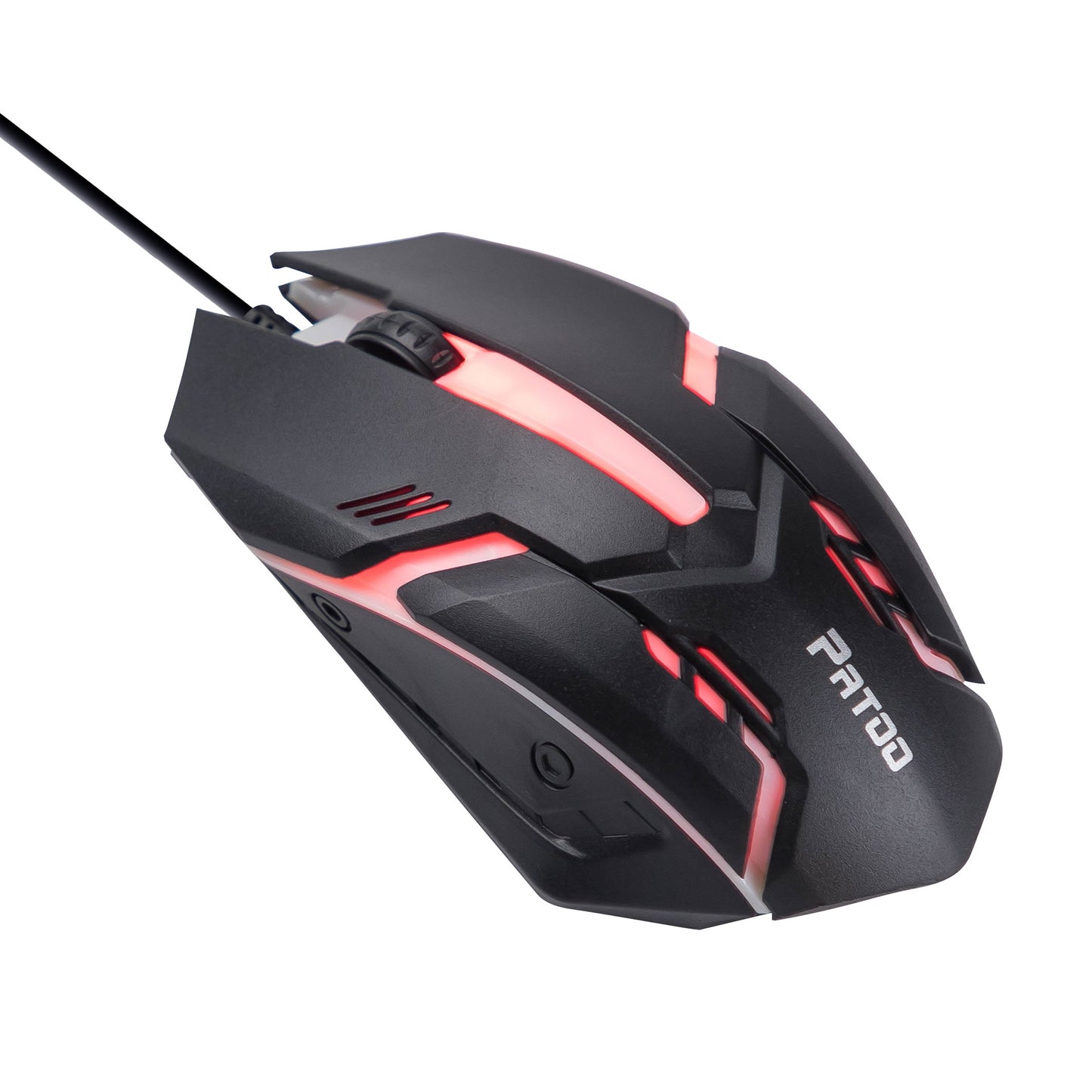 Wired Optical Mouse - 1000 DPI, USB, Slim Profile | Black