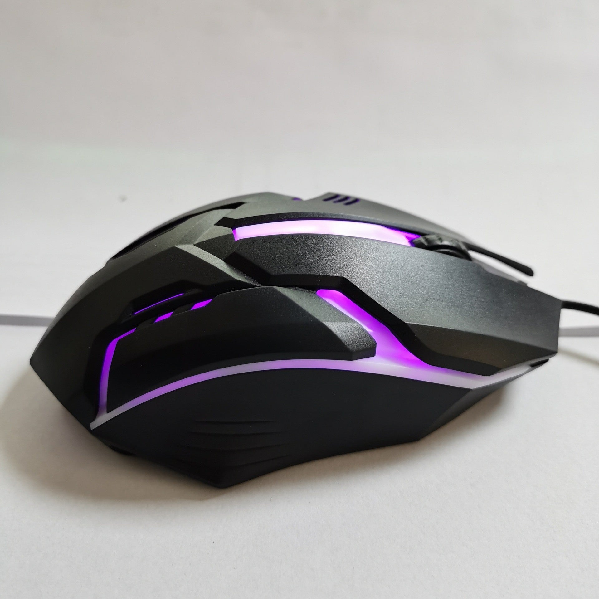 Wired Luminous Mouse - USB, 1.35m Cable | Black & White