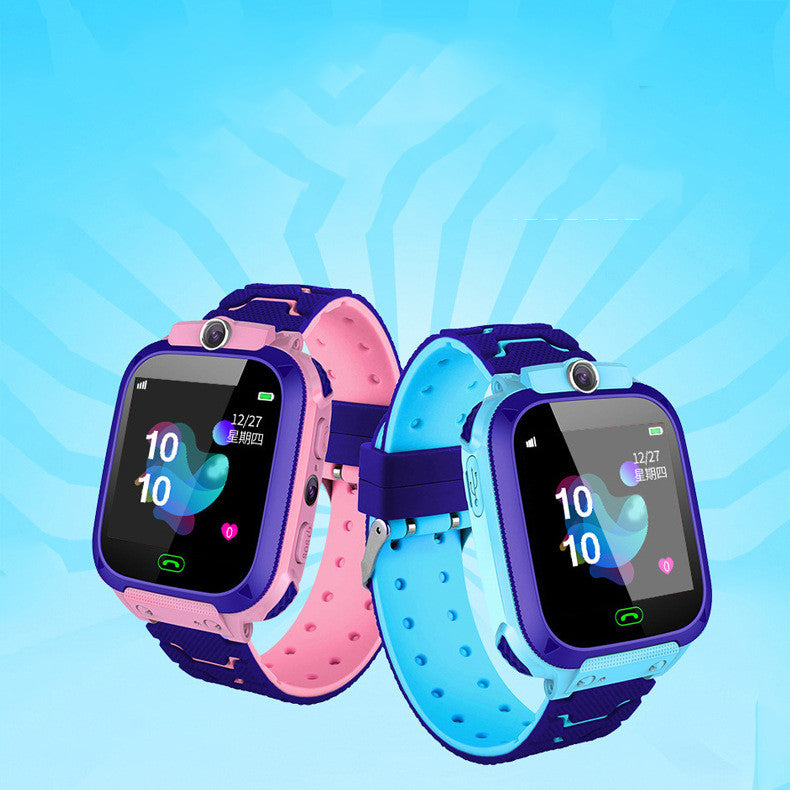 Kids’ Smart Watch Phone – GPS Positioning, Calling & Camera for Children – Blue