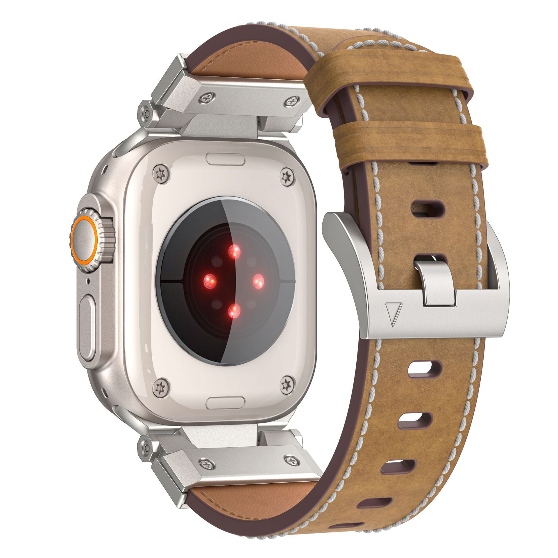 Apple Watch Leather Strap | 42/44/45/49mm | Business Style | Napa, Oil Wax & Crazy Horse Leather | 4 Finishes – product image 1 | Fidmat24 Tech Market