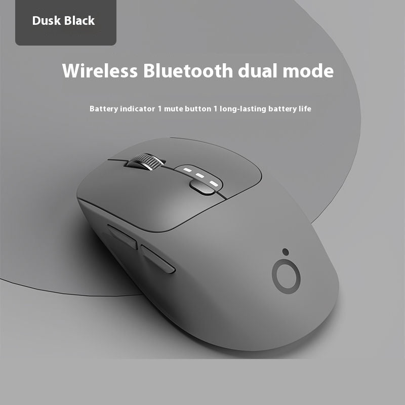 Q5 Silent Wireless Mouse - 5 Buttons | 2.4GHz or Dual-Mode Bluetooth | Matcha, Milk Tea, Sky Blue & More