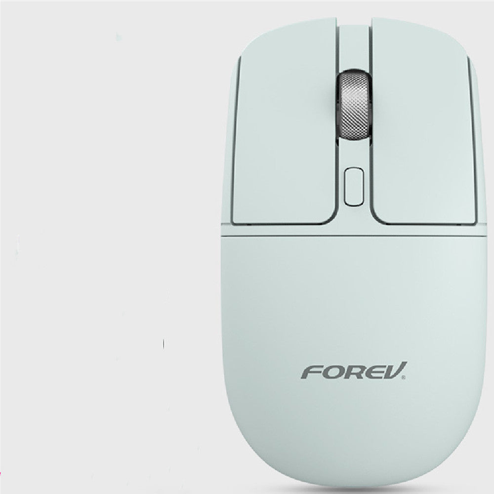 Slim Silent Bluetooth & 2.4G Wireless Mouse - Portable, Ultra-Flat | Black, Gray, Red, Dark Green & Dark Blue