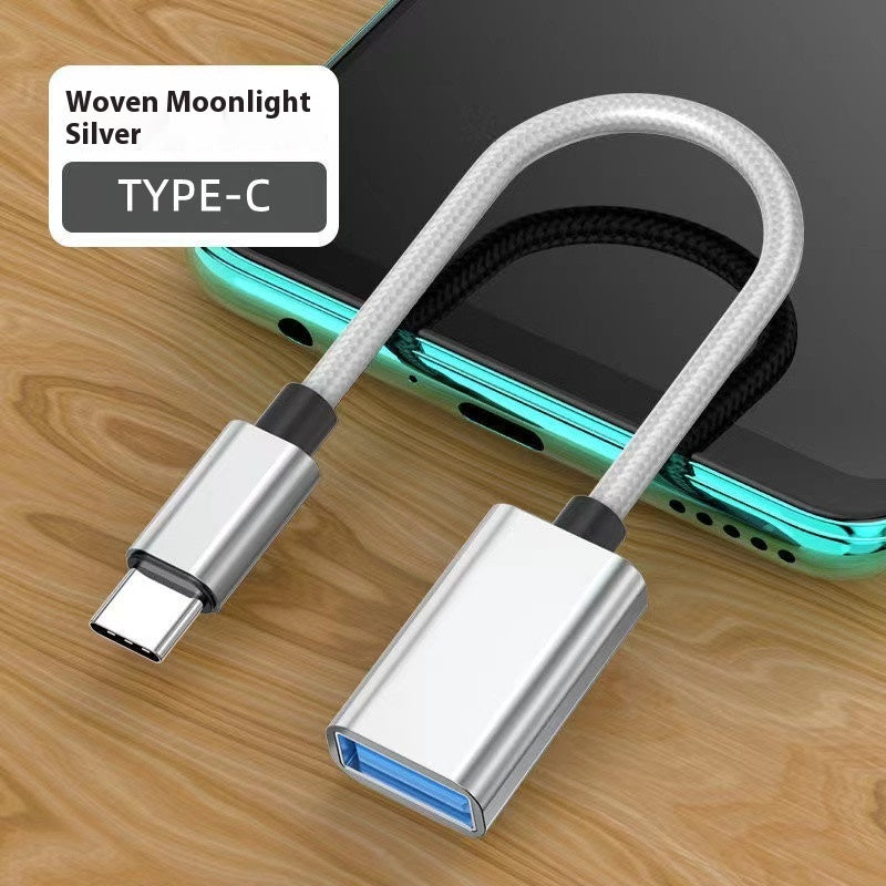 USB-C OTG Adapter Cable - Connect USB Drives, Mice & Controllers to Your Phone