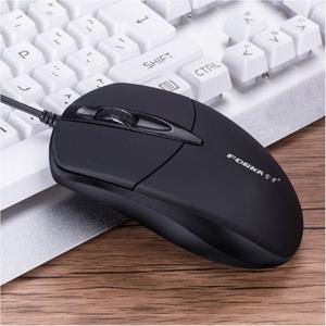 V9 Wired Mouse - Standard & Silent Click Versions, USB | Black