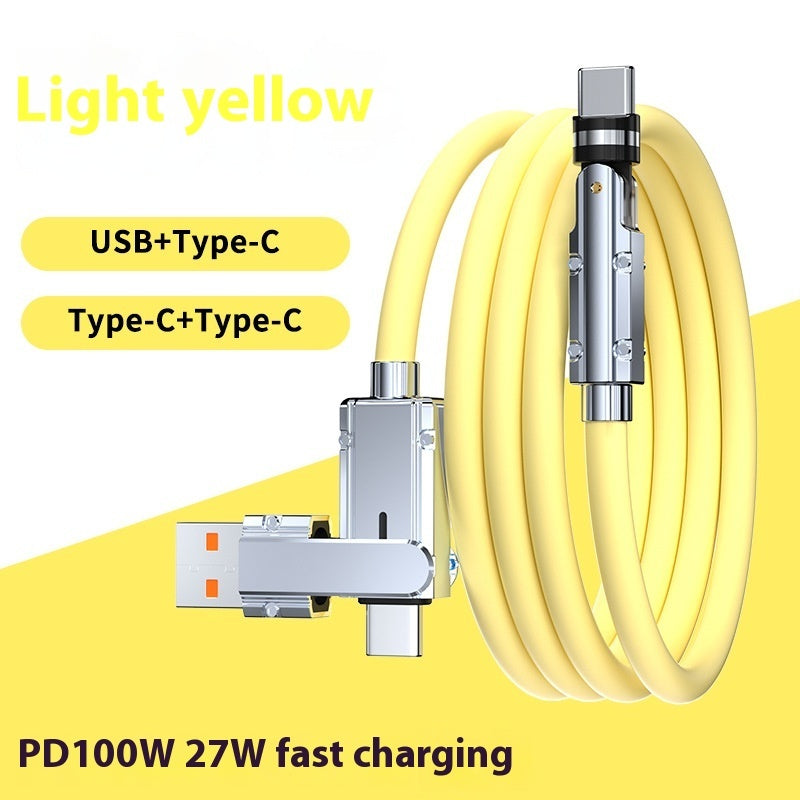 Zinc Alloy Fast Charging Cable - Lightning & USB-C | 8 Colours | 1m